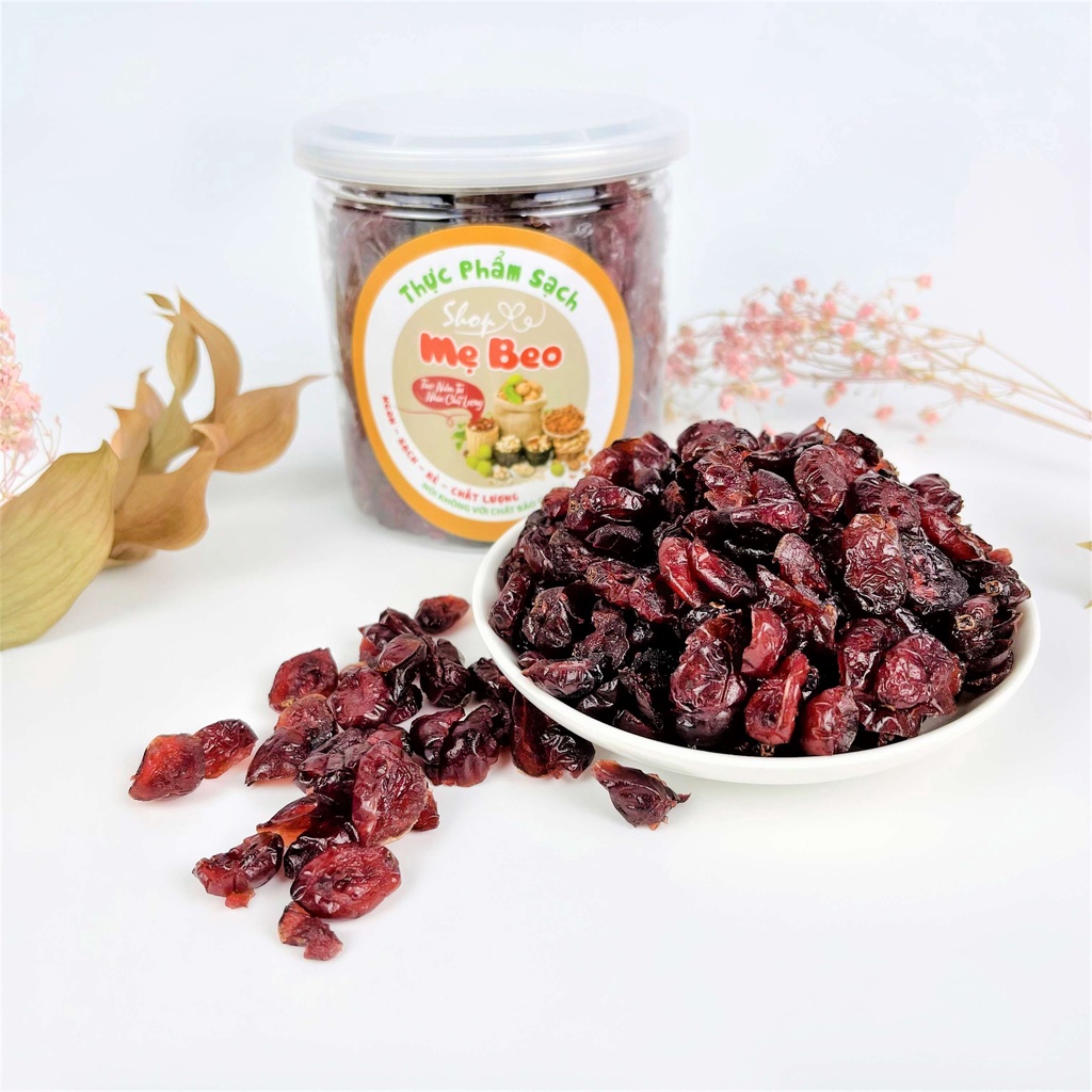 Nam việt quất sấy khô không đường chuẩn vị 300Gram