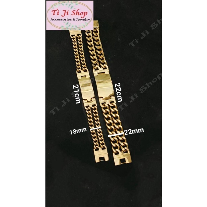 VÒNG TAY , LẮC TAY  INOX BẢN TRƠN MẠ VÀNG