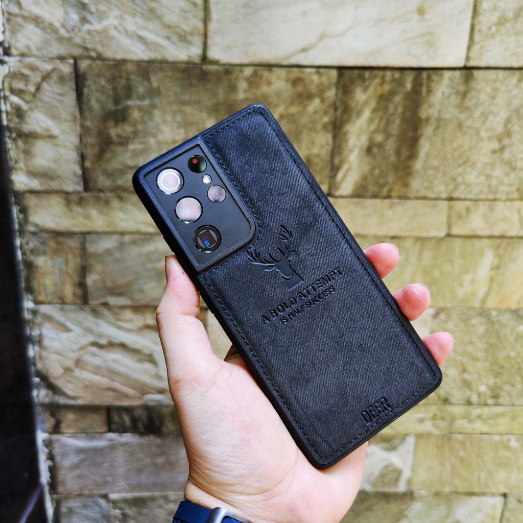 Ốp lưng samsung s21 ultra s21 plus s21 5g s8 plus chống bám vân tay hình Nai 3D nhiều màu sắc phụ kiện huỳnh tân store