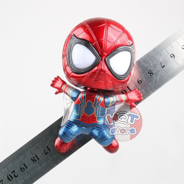 Mô hình iRon Spider Man Chibi đầu lắc lư - Avengers 3 Infinity War - Cuộc Chiến Vô Cực