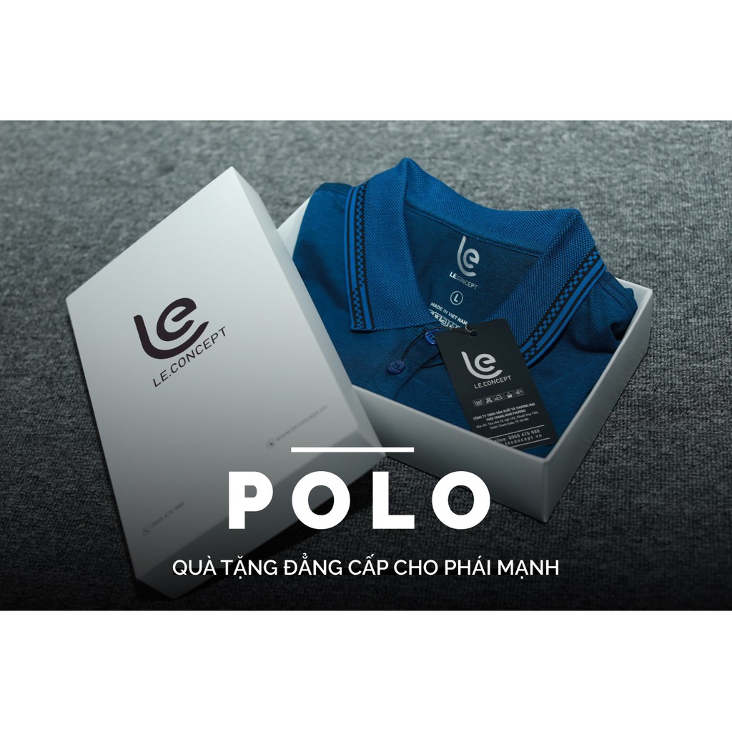 Áo Polo nam Basic Le Concept cotton cao cấp các màu (Hàng Việt Nam, chống nhăn, ảnh thật)