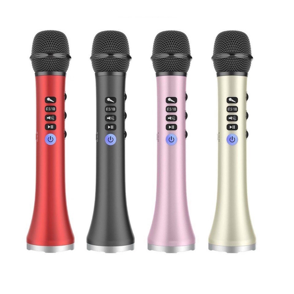 Micro Bluetooth Cao Cấp Mic L-598 và L-698 Âm Hút, Chống Hú Rè hát karaoke công suất 15w