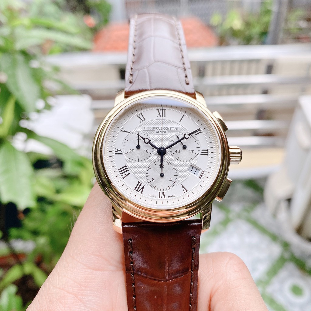 Đồng hồ nam chính hãng Frederique Constant FC-292MC4P5 - Máy Quartz pin Thụy Sĩ- Mặt kính Sapphire