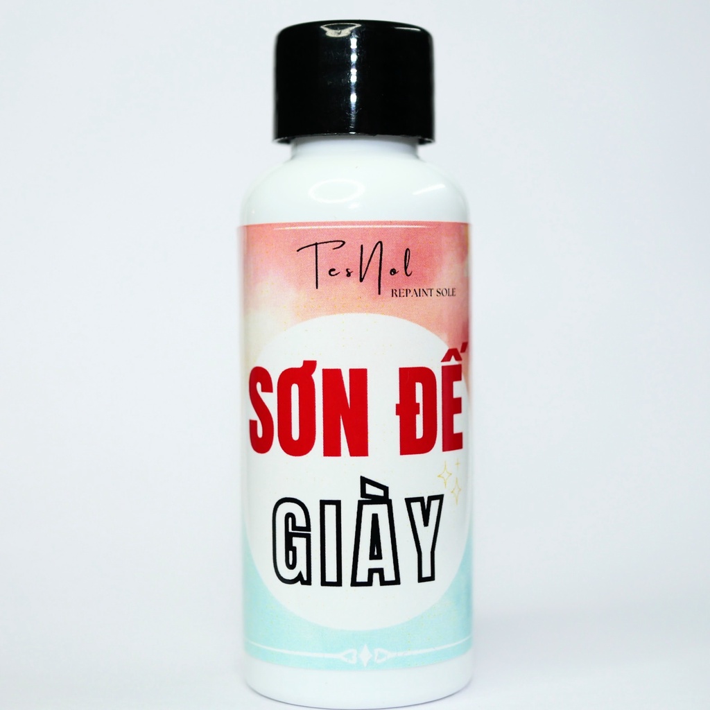 Sơn đế giày trắng đen, repaint đế giày TESNOL