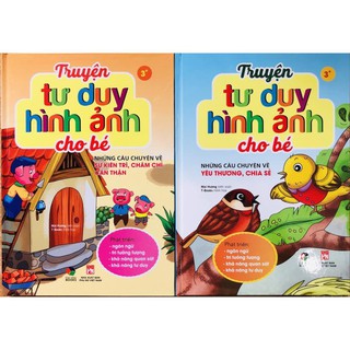 Sách - Combo Truyện Tư Duy Hình Ảnh Cho Bé: Sự Kiên Trì, Chăm Chỉ, Cẩn Thận, Yêu Thương, Chia Sẻ