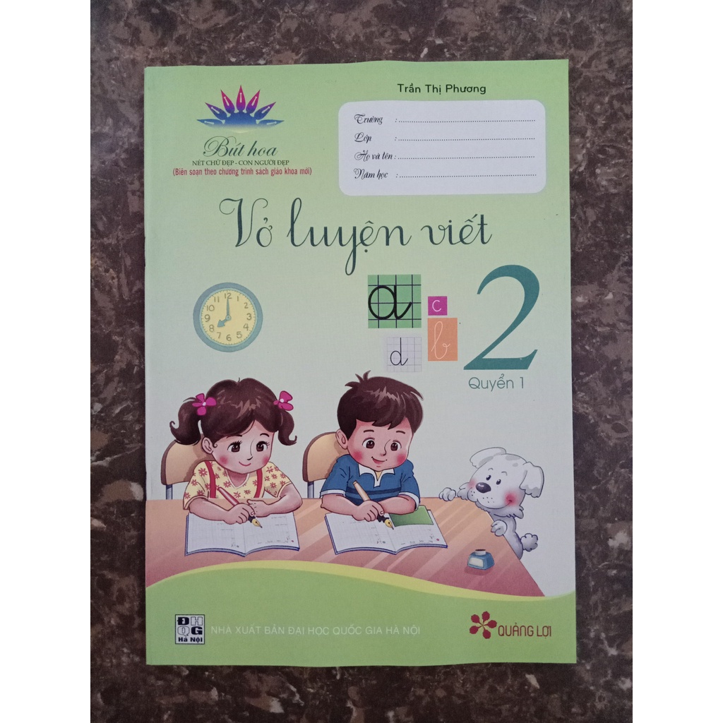 Sách - Combo Vở Luyện Viết 2 (Quyển 1+2)