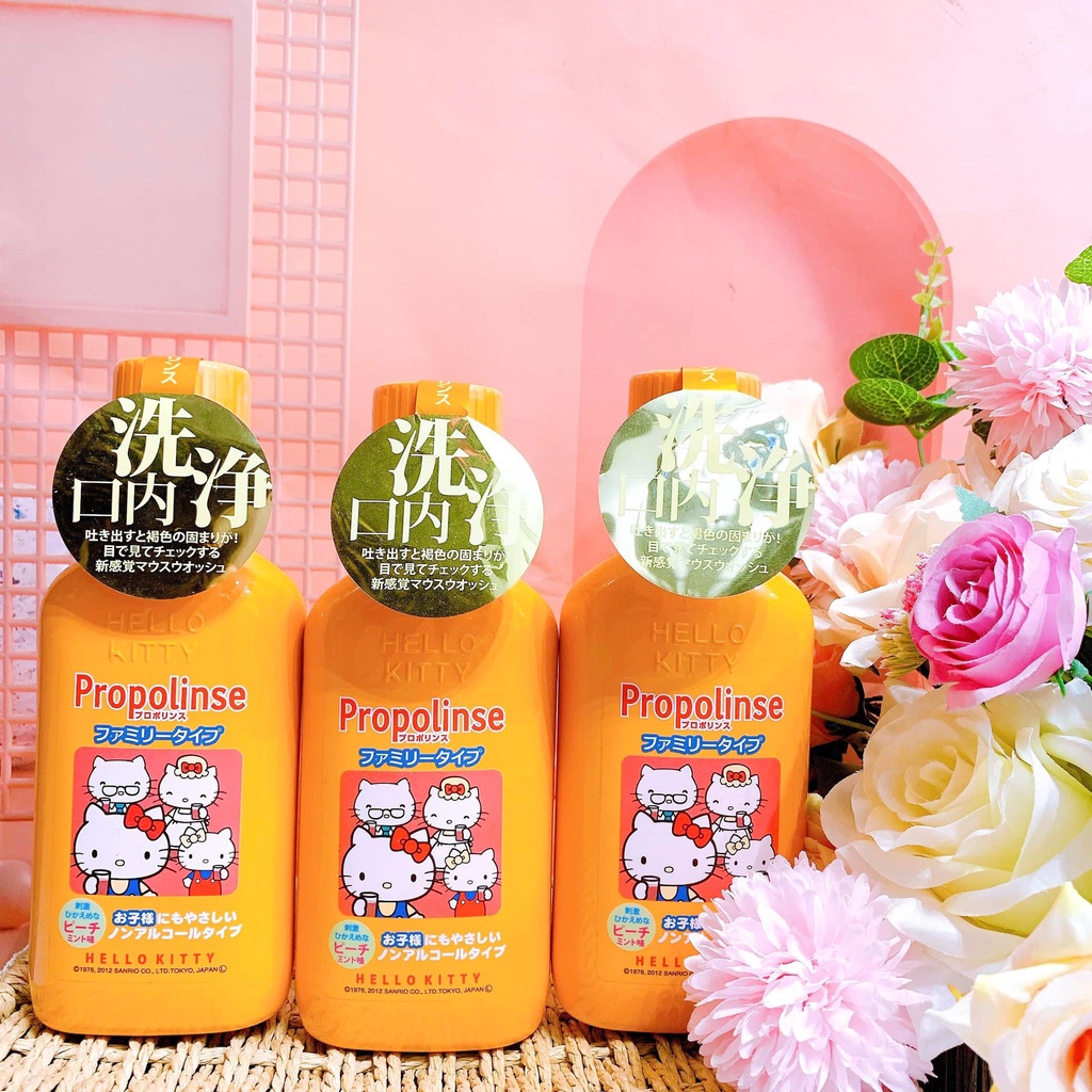 Nước súc miệng Propolinse Hello Kitty cho Trẻ em
