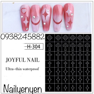 sticker nail dặm ombre