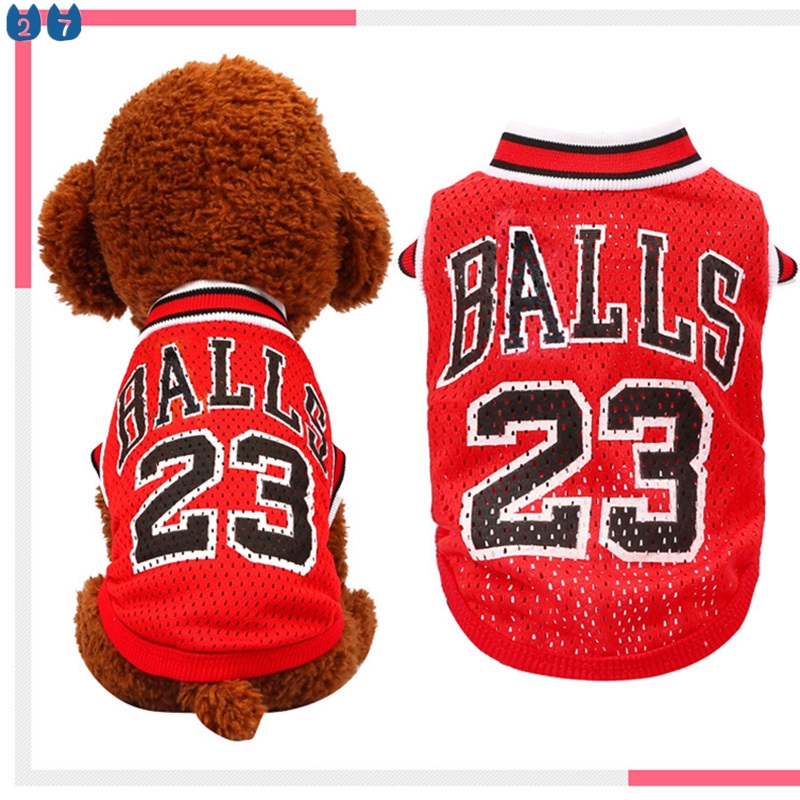 Bộ Đồng Phục Bóng Rổ Phối Lưới 27Pets} Cho Thú Cưng