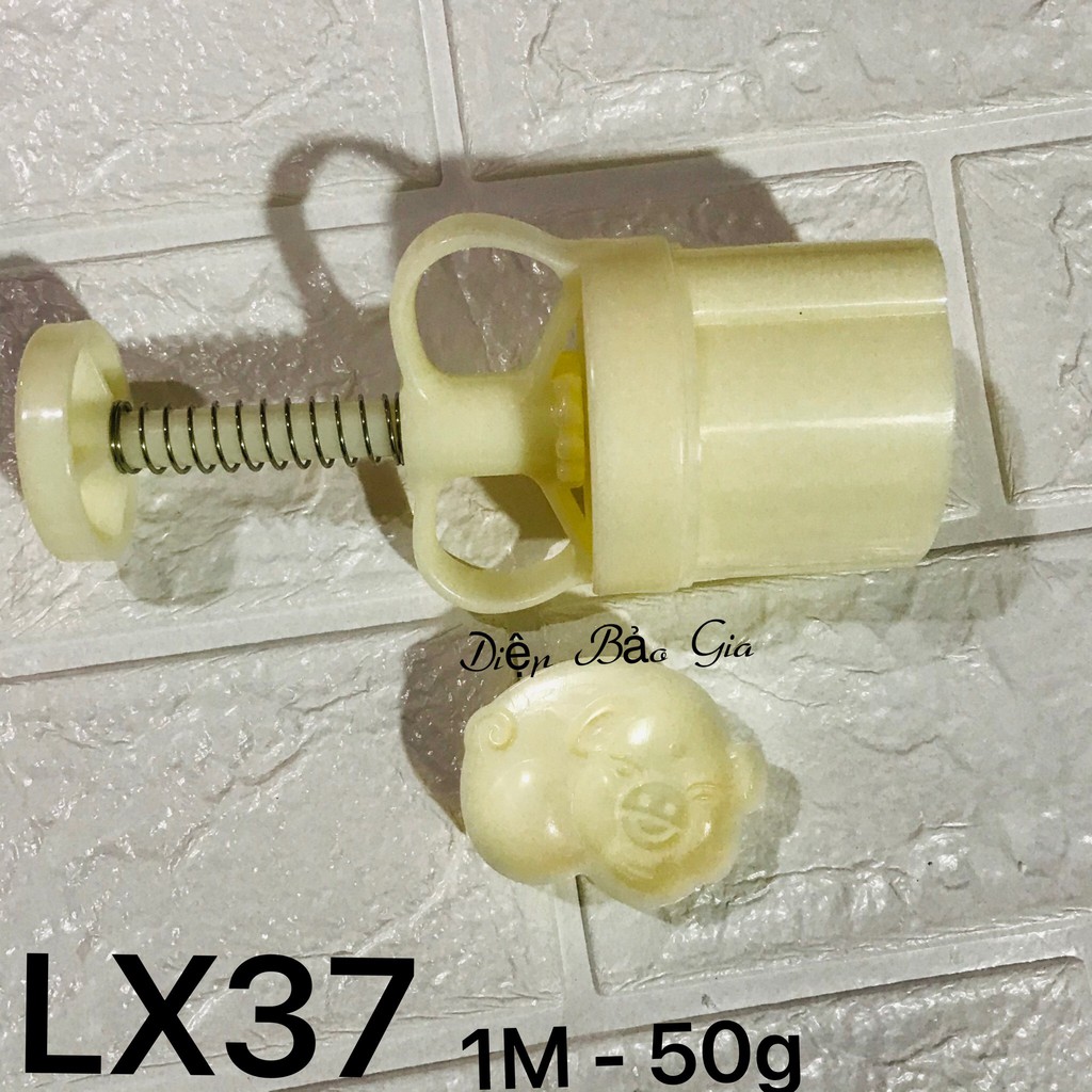 Khuôn trung thu Lợn 50g dày LX37
