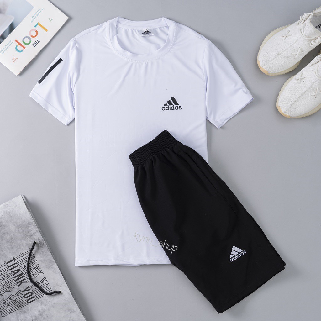 Bộ đồ thể thao nam vải thun 4 chiều KB22, phom 40-75kg | BigBuy360 - bigbuy360.vn