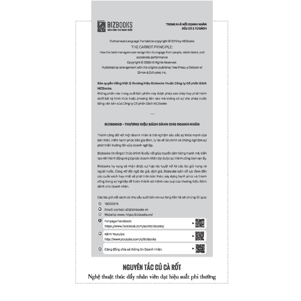 Sách - Nguyên Tắc Củ Cà Rốt