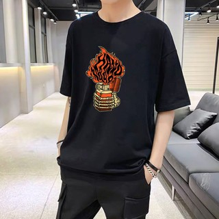 Áo thun tay lỡ unisex the fire sales off toàn shop