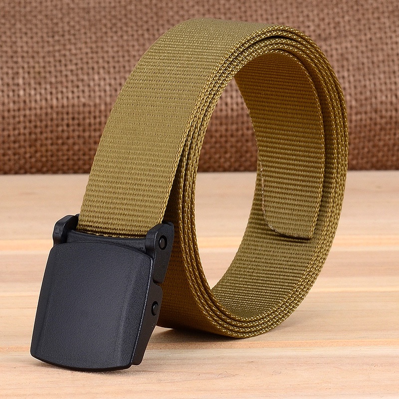 Thắt Lưng Nylon Khóa Nhựa Mỏng Thời Trang Dành Cho Nam Và Nữ