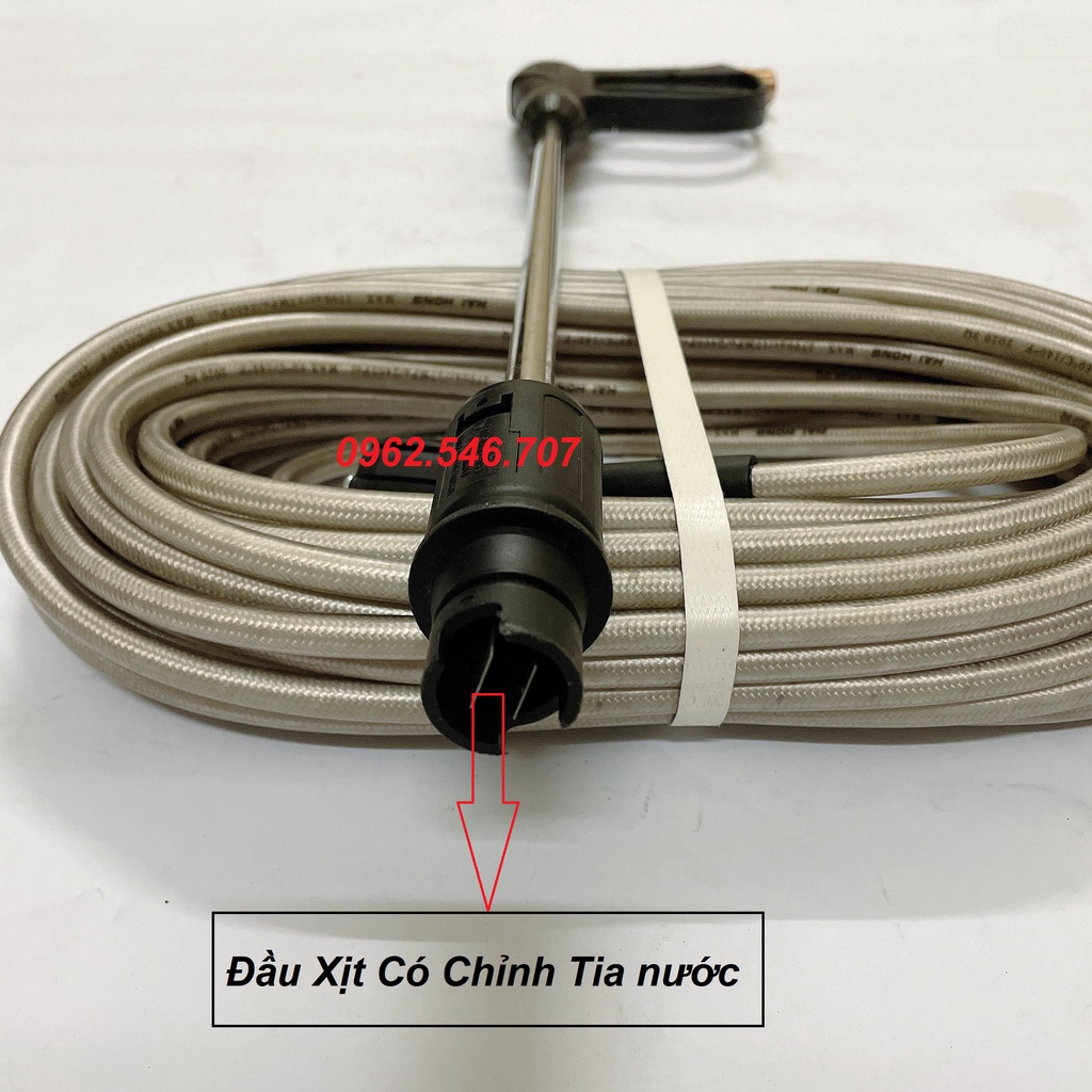 dây rửa xe 10M,15M,20M và súng xịt kiểu dài Hàng Loại 1 - súng rửa xe áp lực cao