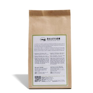 Cà Phê Phin (Arabica & Robusta) Cầu Đất DalatFarm - Túi 250Gr (Dạng Bột)