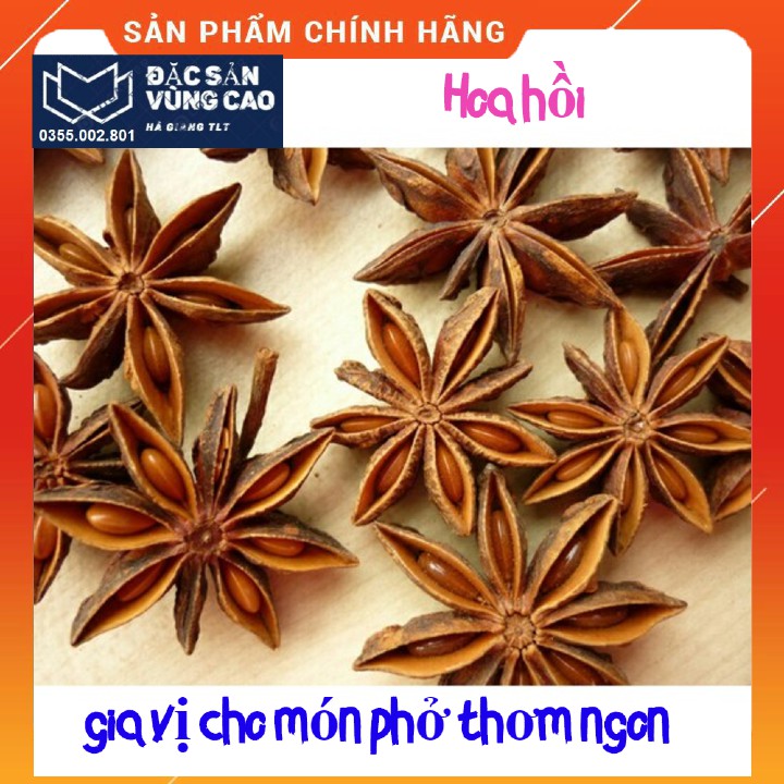 Hoa hồi khô 100g gia vị nấu phở, cải thiện đái dầm