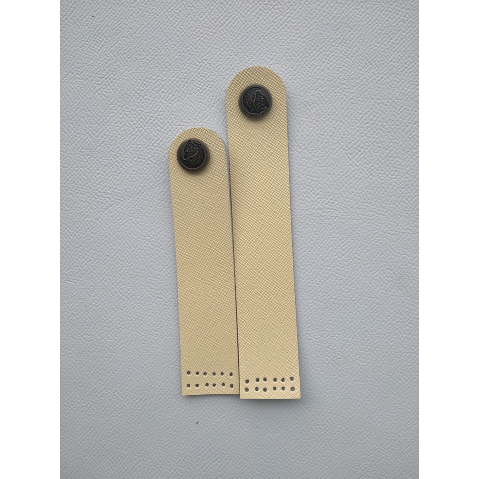 DÂY DA cài miệng túi xách handmade, khoá miệng túi cho sản phẩm thủ công