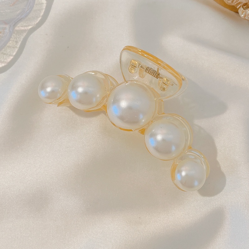 Kẹp Tóc Kim Loại Cỡ Lớn Phong Cách Vintage Hàn Quốc Thanh Lịch Cho Nữ