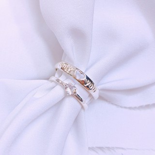 Nhẫn Đôi Bạc Ta JQN Nhẫn Cặp D09