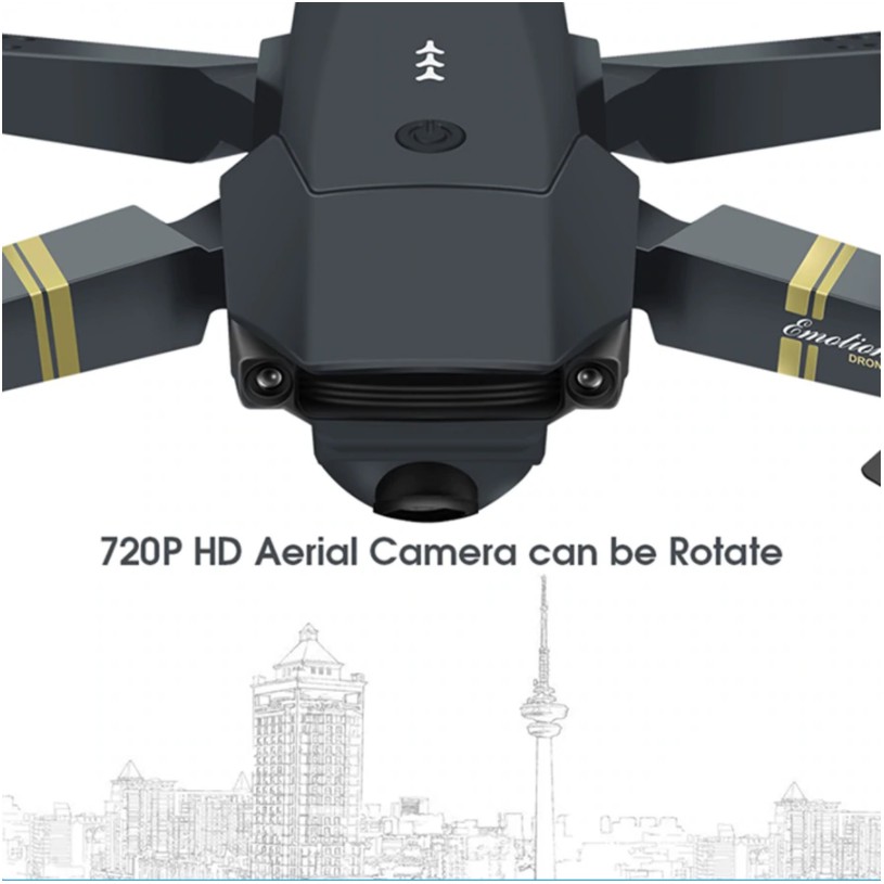 Flycam E58, Thế Hệ 2021 Camera WIFI FPV 4K HD, Tích Hợp Giữ Độ Cao, Chế Độ Không Đầu RC RTF Drone