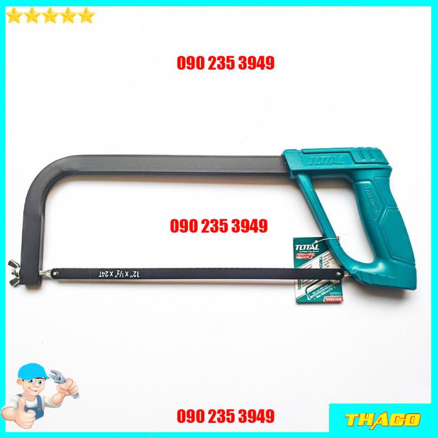 Khung cưa sắt kim loại cầm tay dài 300mm Total Ingco siêu bén cứng cáp bền bỉ 1234