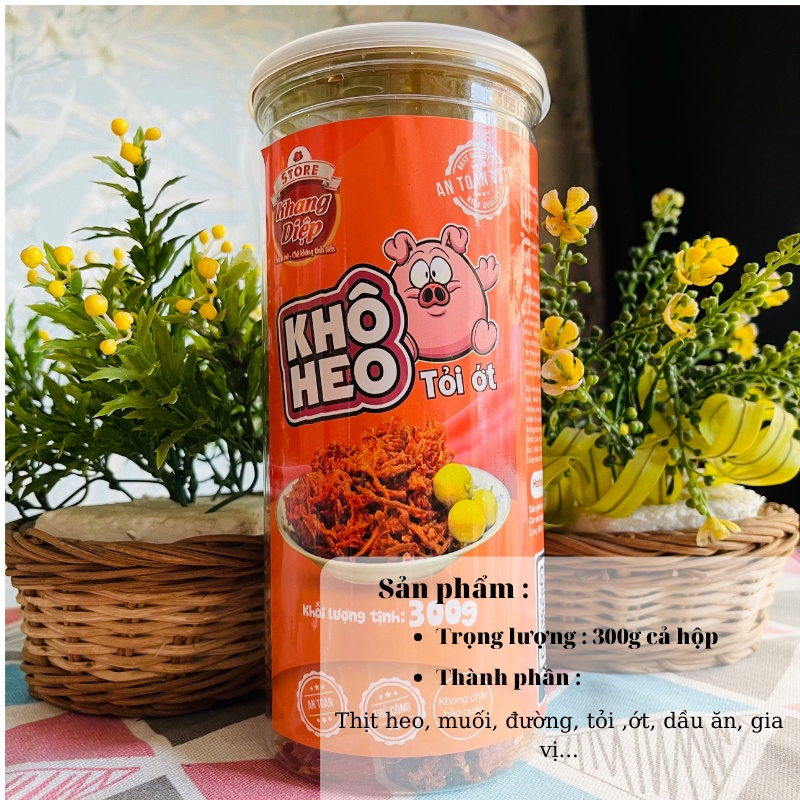 Khô heo cháy tỏi 300g Khang Diệp đồ ăn vặt Hà Nội | BigBuy360 - bigbuy360.vn
