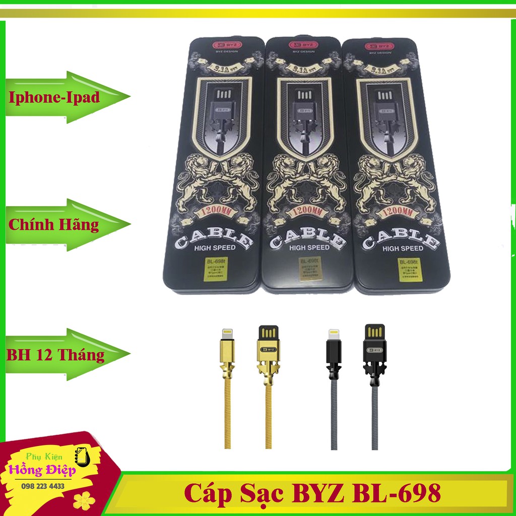 Cáp Sạc Nhanh BYZ BL-698 (Hàng Chính Hãng)