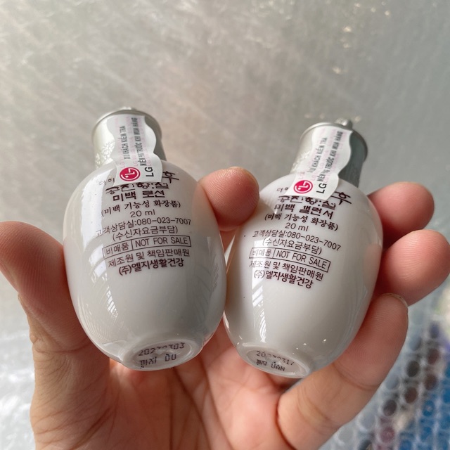 HOA HỒNG + SỮA DƯỠNG WHOO TRẮNG - 2 lọ x 20ml