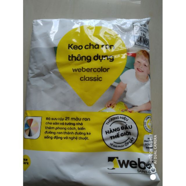 Keo chà ron weber bich 1kg trắng