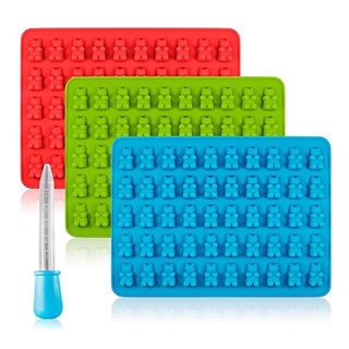 Khuôn silicon gấu chip làm kẹo dẻo/kẹo chip chip cho bé
