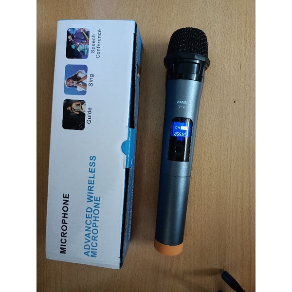 Micro zansong v12 không dây đa năng karaoke
