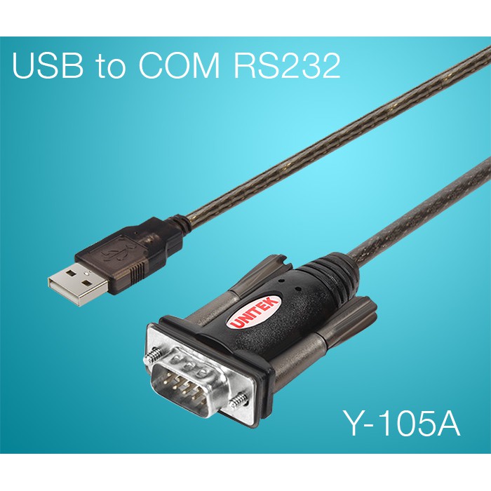 Cáp USB to RS232 (USB to com 9+đầu com 25) Chính hãng Unitek Y-105A