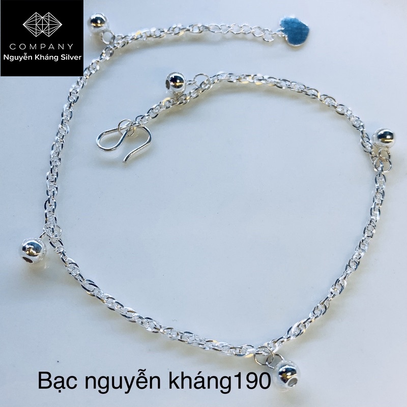 LẮC CHÂN CHUÔNG BẰNG BẠC, BẠC TA, BẠC 925, BẠC NGUYỄN KHÁNG
