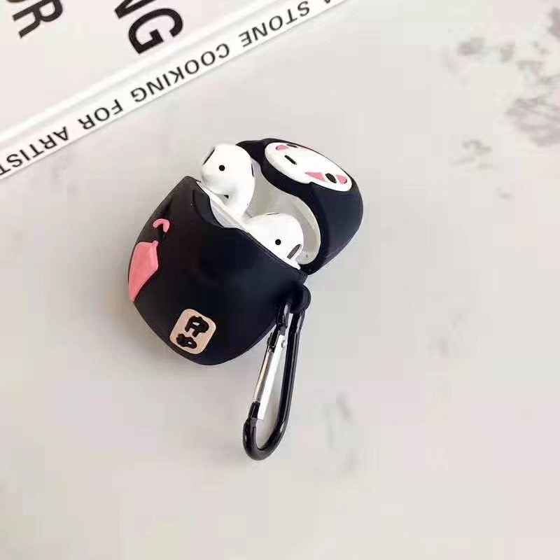 Case Airpod - Ốp Tai Nghe 1/2 Hình Vô Diện Cầm Ô -Phù Hợp Với Airpods1/2- i11/12 Siêu Cute Dễ Thương