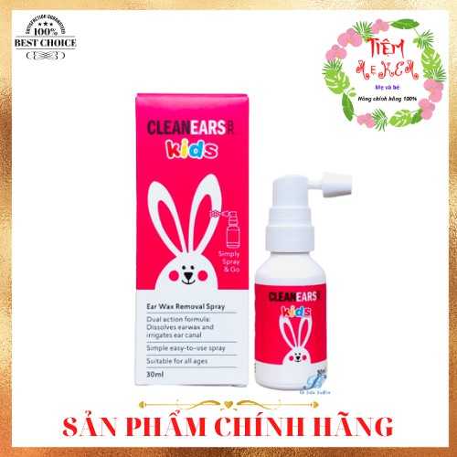 combo xịt tai thỏ cho bé ( hàng úc)