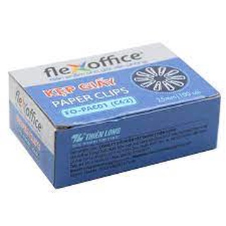 [Mã SRMA5219 giảm 50% tối đa 20k] Kẹp giấy FO-PAC01 Flexoffice 25mm