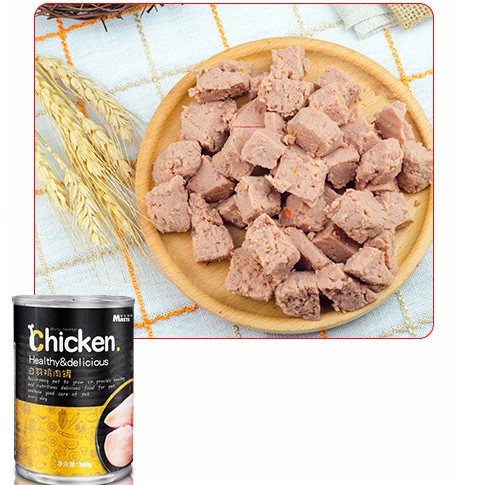 Pate Cho Chó Mèo Lon 380g - Thức ăn ướt hỗn hợp hoàn chỉnh cho chó mèo