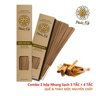 NHANG THƠM NHANG SẠCH COMBO 2 HỘP NHANG SẠCH QUẾ THẢO MỘC