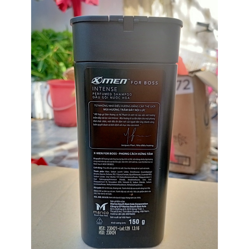 Set 3 chai dầu gội đâu Xmen For Boss 150g (Hàng khuyến mãi)