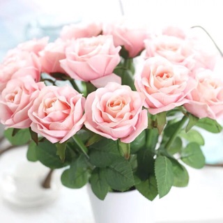 🌷🌹🌷hoa hồng lụa đỏ ,hồng phấn ,hồng trắng 