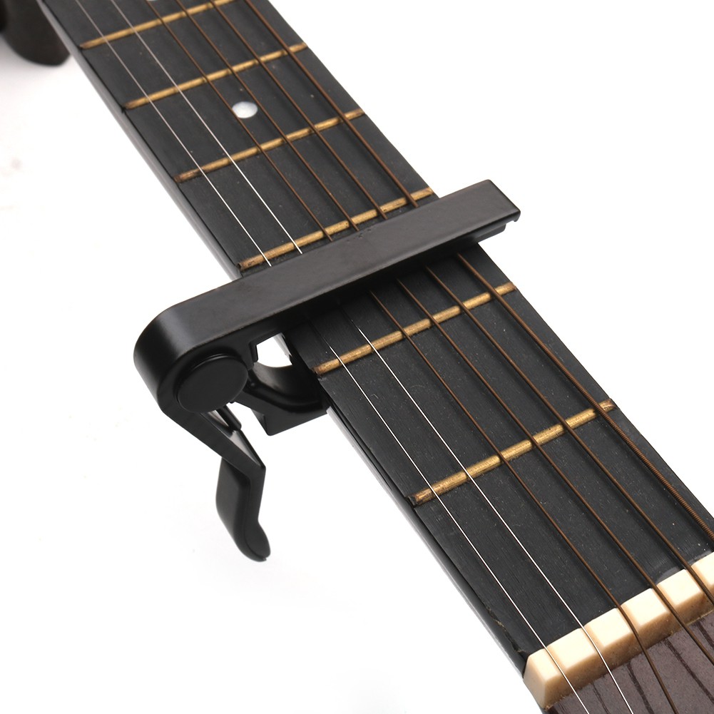 Quick Change Clamp Key Metal Classic Tone Adjusting Capo Guitar Accessories