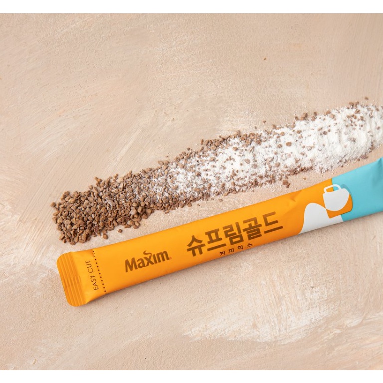 [MAXIM] CÀ PHÊ MAXIM SUPREME GOLD COFFE MIX 100 GÓI - [맥심] 슈프림골드 커피믹스 100입