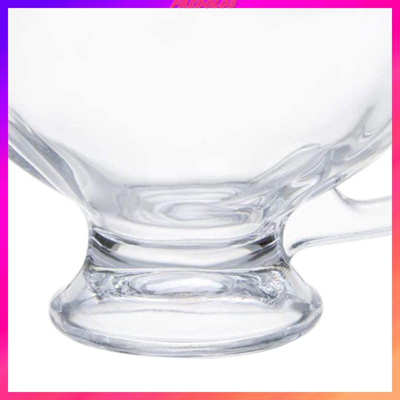 Clear Beefsteak Gravy Sauce Boat Steak Juice Container Restaurant Tool 250ml