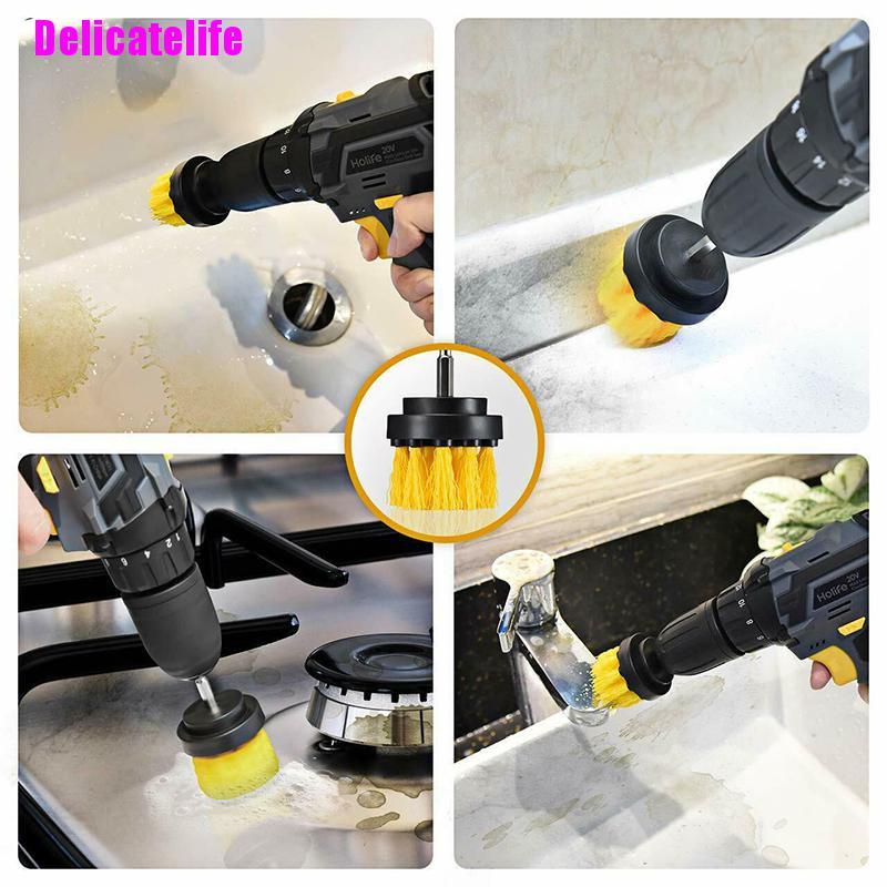 Bộ đầu cọ vệ sinh gắn máy khoan tiện dụng