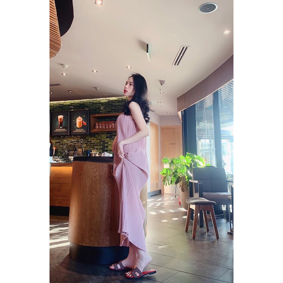 Đầm Suông Hai Dây Dập Ly Hồng Ruốt [ẢNH THẬT CUỐI] - DS338 | BigBuy360 - bigbuy360.vn