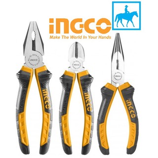 Ingco bộ 3 kìm kềm răng cắt nhọn pliers hkps08318