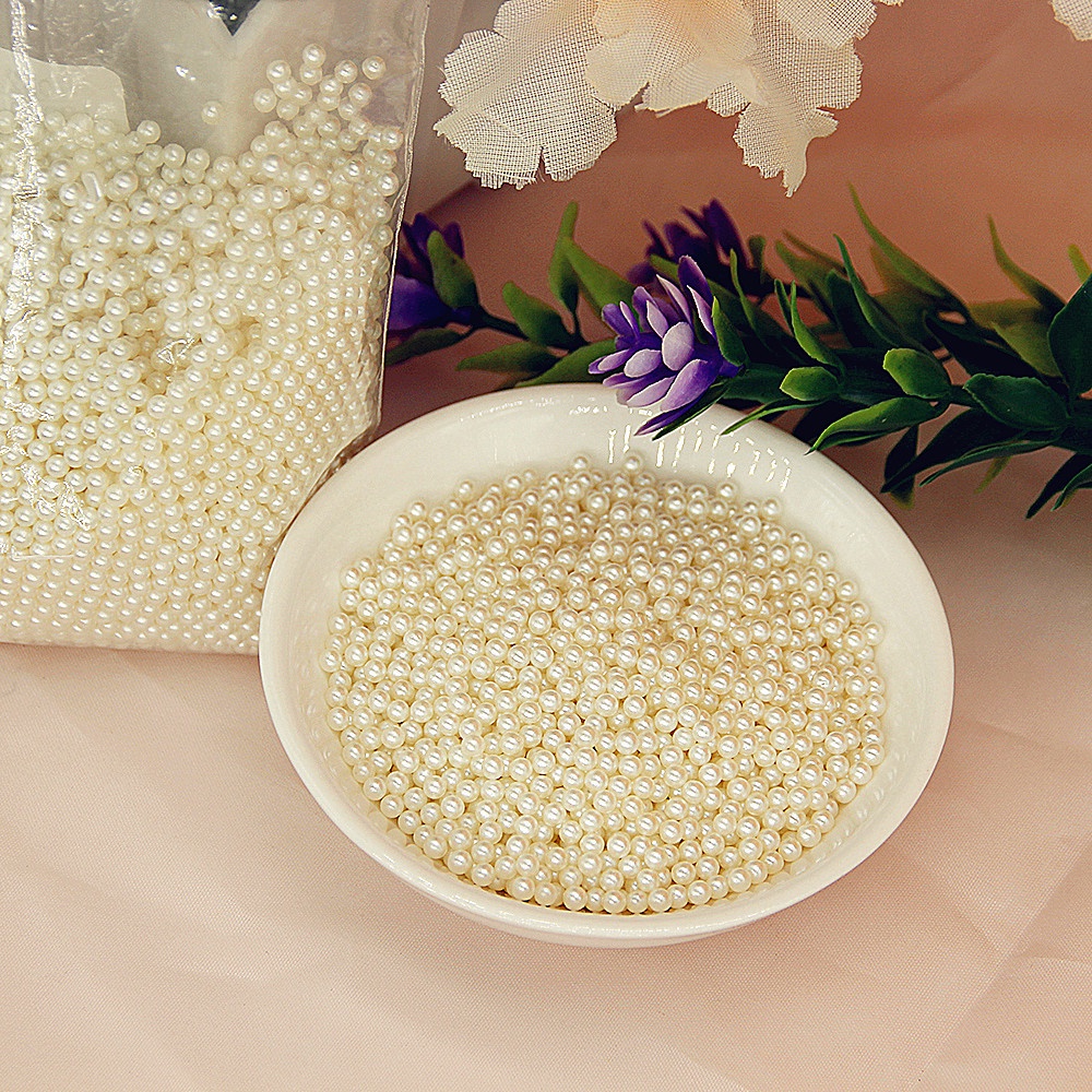 Hạt xỏ lỗ đính cườm nhiều kích thước 1 set 5-30 hạt - nguyên liệu làm trâm, làm trang sức