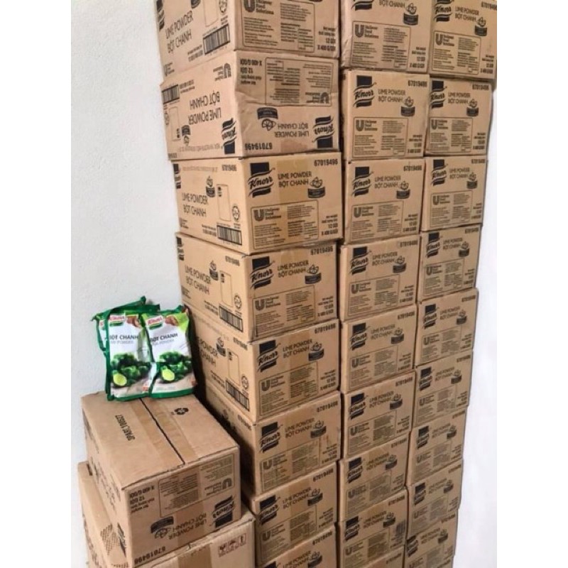 Giá Sỉ 1 thùng x 12 gói x 400g Bột chanh Knorr Lime Powder/DATE 7/2024