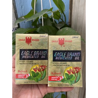 Dầu Con Ó Vàng Hương Bạc Hà 24ml Hàng Singapore
